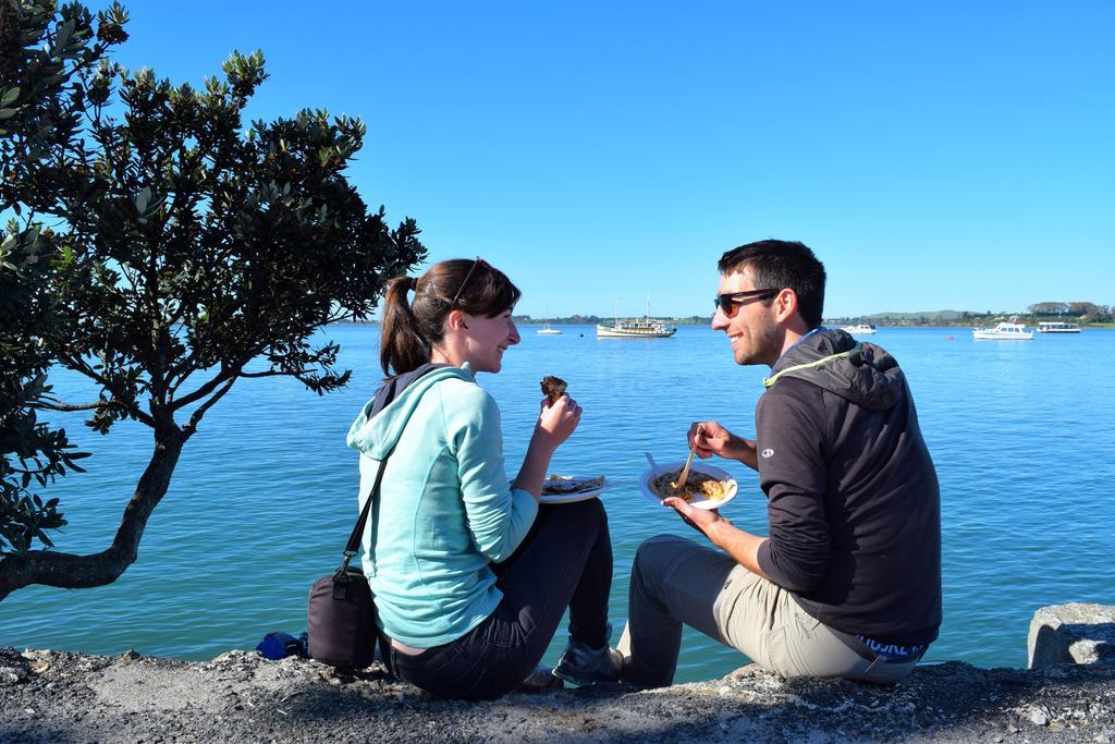 Hostel Harbourside City Backpackers Tauranga Exterior foto